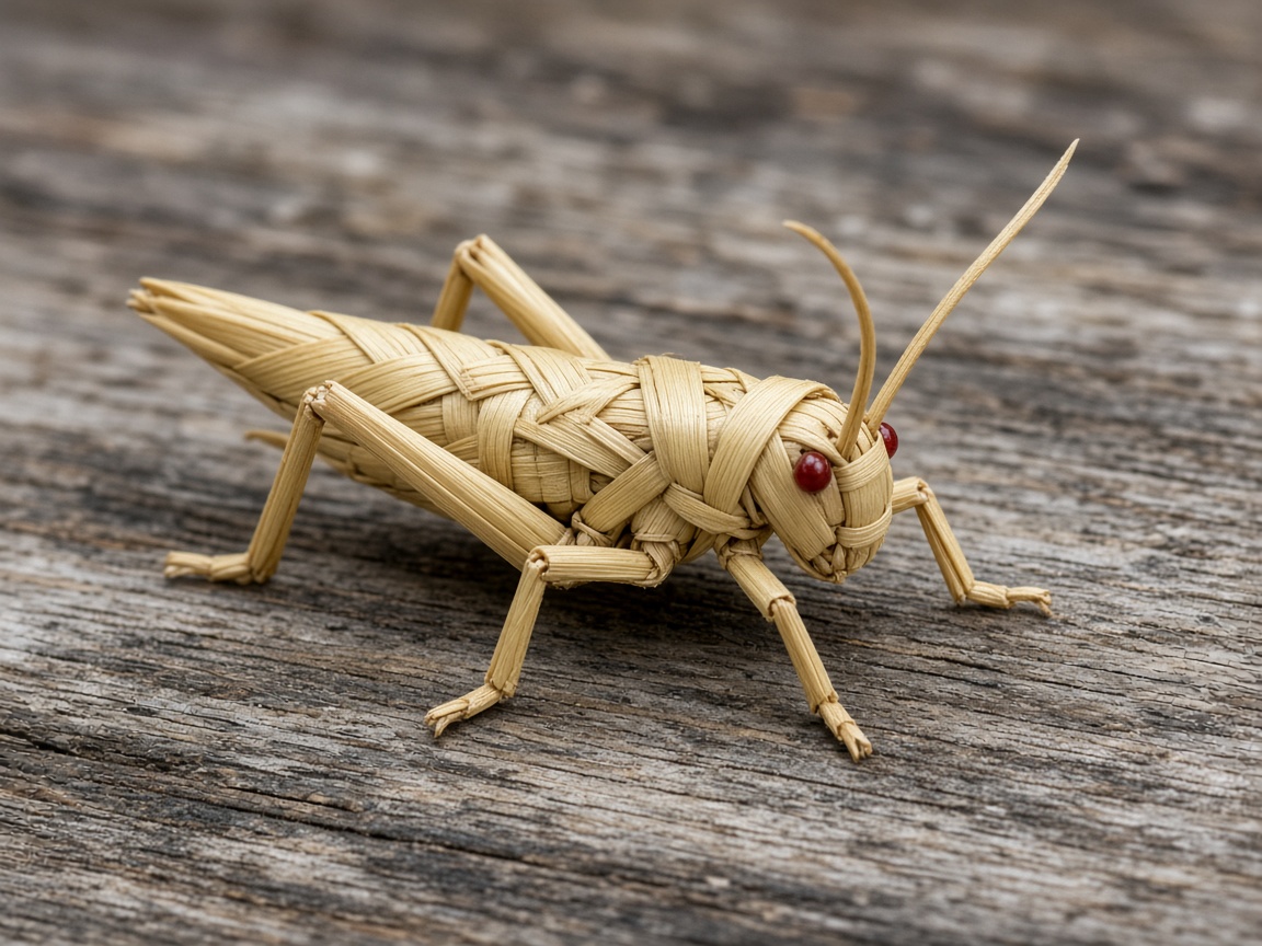 Palm leaf grasshopper